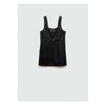 MANGO Woman DERİ ELBİSE TULUM --