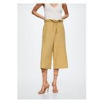 MANGO Woman Dökümlü Culotte Pantolon