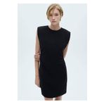MANGO Woman Drape detaylı kısa elbise