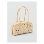 MANGO Woman Eyelet detaylı bowling çanta