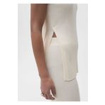 MANGO Woman Flare ribana triko pantolon
