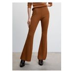 MANGO Woman Flared Triko Pantolon