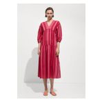 MANGO Woman Geometrik desenli midi elbise