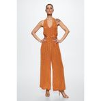 MANGO Woman Kahverengi Kadın Tulum 37050423