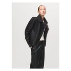 MANGO Woman Kürk detaylı biker ceket