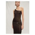 MANGO Woman Lyocell triko elbise
