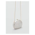 MANGO Woman Oval clutch çanta