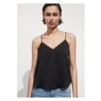 MANGO Woman Saten askılı bluz