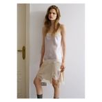 MANGO Woman Saten dantel detaylı bluz