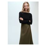 MANGO Woman Saten görünümlü elbise