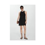 MANGO Woman Siyah Kadın Elbise 67038646