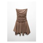 MANGO Woman TAUPE Kadın Elbise