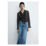 MANGO Woman Volanlı desenli bluz