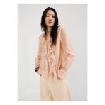 MANGO Woman Volanlı liyosel bluz