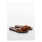 MANGO Woman Yarı şeffaf bantlı sandalet