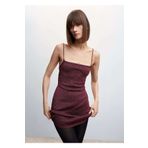 MANGO Woman Yırtmaçlı Lureks Elbise