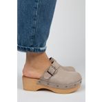 Manijero Martina Bej Deri Takunya Kadın Terlik