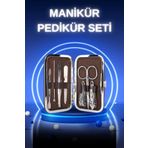 Manikür Pedikür Seti 7 Parça Tırnak Mantarı Tırnak Batığı Temizleme Taşınabilir