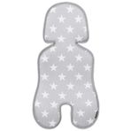 Manito Temiz Bebek Arabası 3D File Koltuk Pedi/Yastık/Astar (Yıldız Grisi)