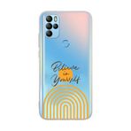 Manitoba General Mobile GM 21 Pro Uyumlu Believe Tasarımlı Baskılı Şeffaf Telefon Kılıfı