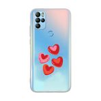 Manitoba General Mobile GM 21 Pro Uyumlu Kalpler Tasarımlı Baskılı Şeffaf Silikon Telefon Kılıfı