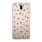 Manitoba Huawei Mate 10 Lite ile Uyumlu Minik Yıldızlar Tasarımlı Baskılı Şeffaf Telefon Kılıfı