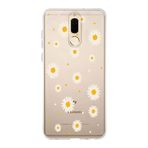 Manitoba Huawei Mate 10 Lite ile Uyumlu Papatya Tasarımlı Baskılı Şeffaf Telefon Kılıfı