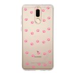 Manitoba Huawei Mate 10 Lite ile Uyumlu Pati Tasarımlı Baskılı Şeffaf Silikon Telefon Kılıfı, Çok Renkli