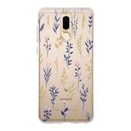 Manitoba Huawei Mate 10 Lite Uyumlu Çiçekler Tasarımlı Baskılı Şeffaf Telefon Kılıfı