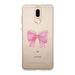 Manitoba Huawei Mate 10 Lite Uyumlu Fiyonk Tasarımlı Baskılı Şeffaf Telefon Kılıfı