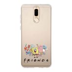 Manitoba Huawei Mate 10 Lite Uyumlu Friends Tasarımlı Baskılı Şeffaf Telefon Kılıfı