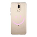 Manitoba Huawei Mate 10 Lite Uyumlu Gülen Yüz Tasarımlı Baskılı Şeffaf Telefon Kılıfı