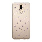 Manitoba Huawei Mate 10 Lite Uyumlu Kiraz Tasarımlı Baskılı Şeffaf Telefon Kılıfı