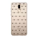 Manitoba Huawei Mate 10 Lite Uyumlu Kurdele Tasarımlı Baskılı Şeffaf Telefon Kılıfı