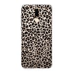 Manitoba Huawei Mate 10 Lite Uyumlu Leopar Tasarımlı Baskılı Şeffaf Telefon Kılıfı