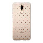 Manitoba Huawei Mate 10 Lite Uyumlu Minik Kalpler Tasarımlı Baskılı Şeffaf Telefon Kılıfı