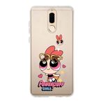 Manitoba Huawei Mate 10 Lite Uyumlu Powerpuff Girls Baskılı Şeffaf Silikon Telefon Kılıfı, Çok Renkli