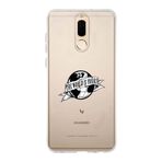 Manitoba Huawei Mate 10 Lite Uyumlu The World Is Yours Tasarımlı Baskılı Şeffaf Telefon Kılıfı