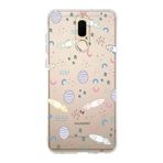 Manitoba Huawei Mate 10 Lite Uyumlu Uzay Tasarımlı Baskılı Şeffaf Telefon Kılıfı