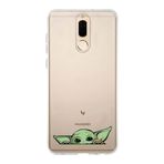 Manitoba Huawei Mate 10 Lite Uyumlu Yoda Tasarımlı Baskılı Şeffaf Telefon Kılıfı