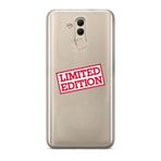 Manitoba Huawei Mate 20 Lite ile Uyumlu Limited Edition Tasarımlı Baskılı Şeffaf Telefon Kılıfı