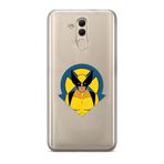Manitoba Huawei Mate 20 Lite ile Uyumlu Wolverine Tasarımlı Baskılı Şeffaf Telefon Kılıfı