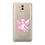 Manitoba Huawei Mate 20 Lite Uyumlu Melek Tasarımlı Baskılı Şeffaf Telefon Kılıfı