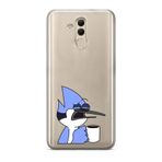 Manitoba Huawei Mate 20 Lite Uyumlu Mordecai Tasarımlı Baskılı Şeffaf Telefon Kılıfı