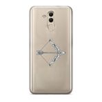 Manitoba Huawei Mate 20 Lite Uyumlu Ok Tasarımlı Baskılı Şeffaf Telefon Kılıfı
