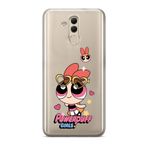 Manitoba Huawei Mate 20 Lite Uyumlu Powerpuff Girls Baskılı Şeffaf Silikon Telefon Kılıfı, Çok Renkli