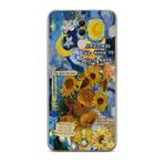 Manitoba Huawei Mate 20 Lite Uyumlu Van Gogh Tasarımlı Baskılı Şeffaf Telefon Kılıfı