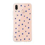 Manitoba Huawei P20 Lite ile Uyumlu Minik Yıldızlar Tasarımlı Baskılı Şeffaf Telefon Kılıfı