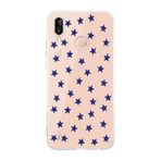 Manitoba Huawei P20 Lite ile Uyumlu Yıldızlar Tasarımlı Şeffaf Telefon Kılıfı