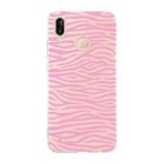 Manitoba Huawei P20 Lite ile Uyumlu Zebra Desen Tasarımlı Baskılı Şeffaf Telefon Kılıfı